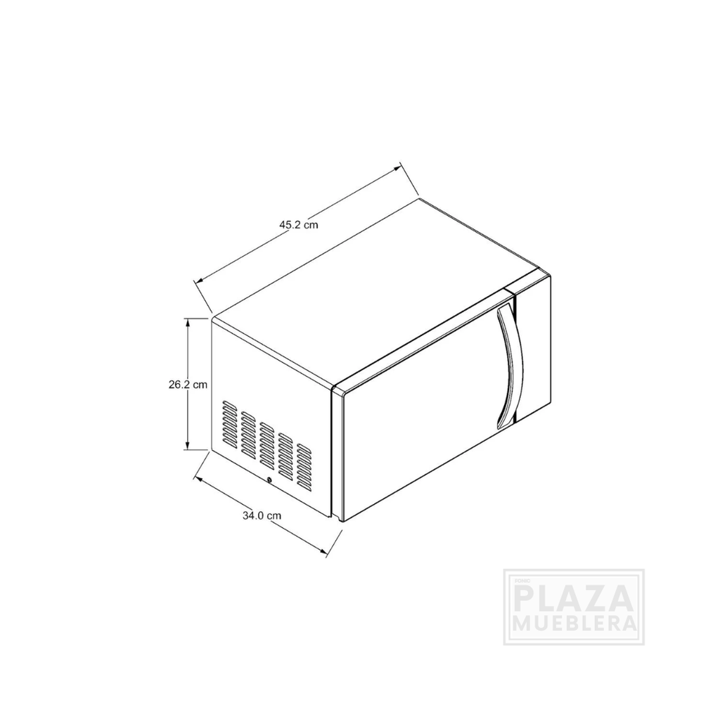 HORNO MICROONDAS MABE AM1807D